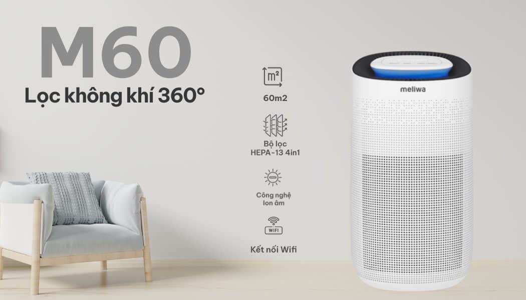 Máy lọc không khí meliwa M60