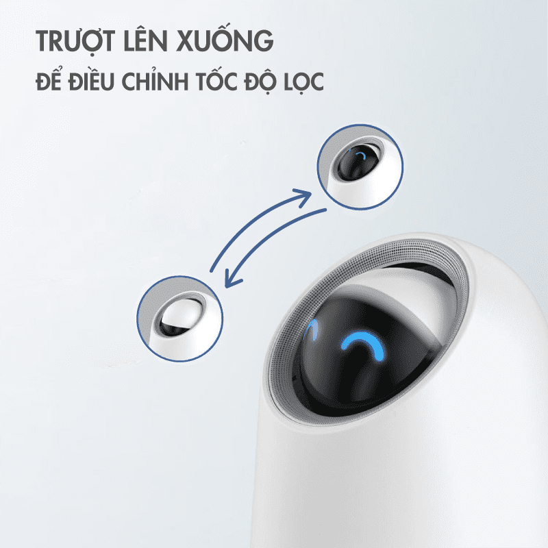 Kiểu dáng robot của máy lọc không khí Meliwa M20