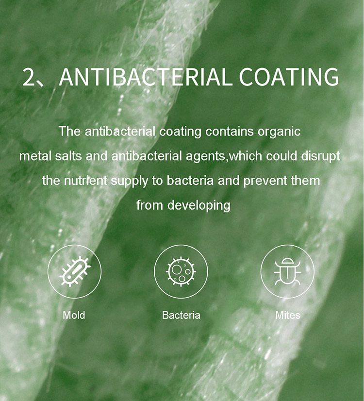 HEPA13 antibacterial coating