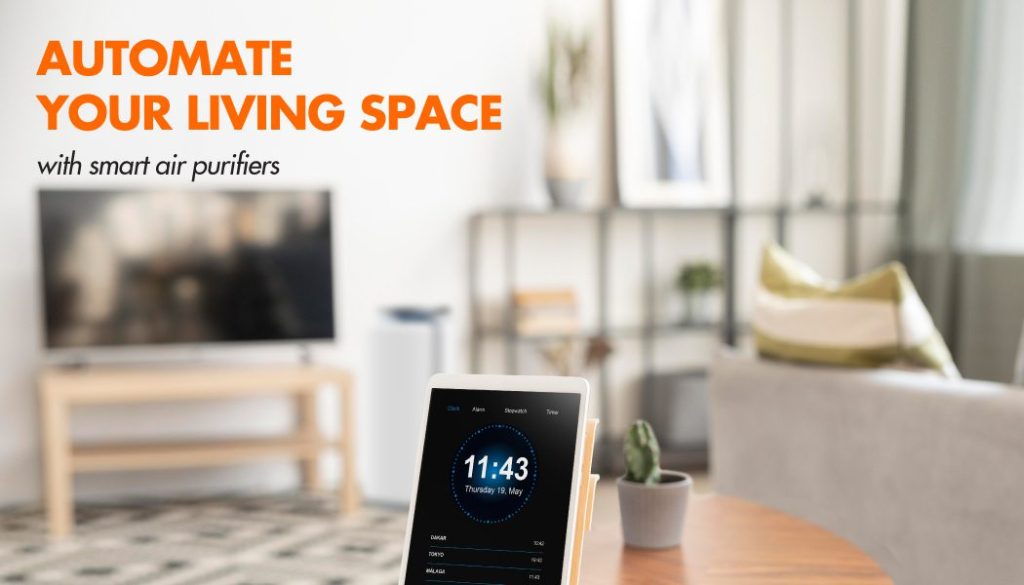 Automating living spaces with smart air purifiers