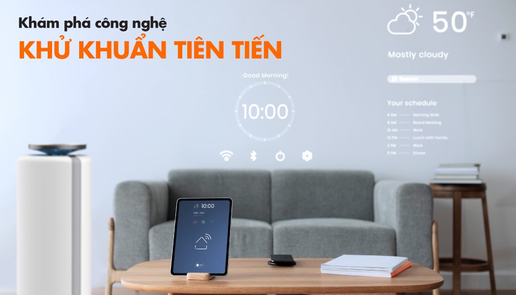 Khám phá công nghệ khử khuẩn tiên tiến với máy lọc không khí thông minh
