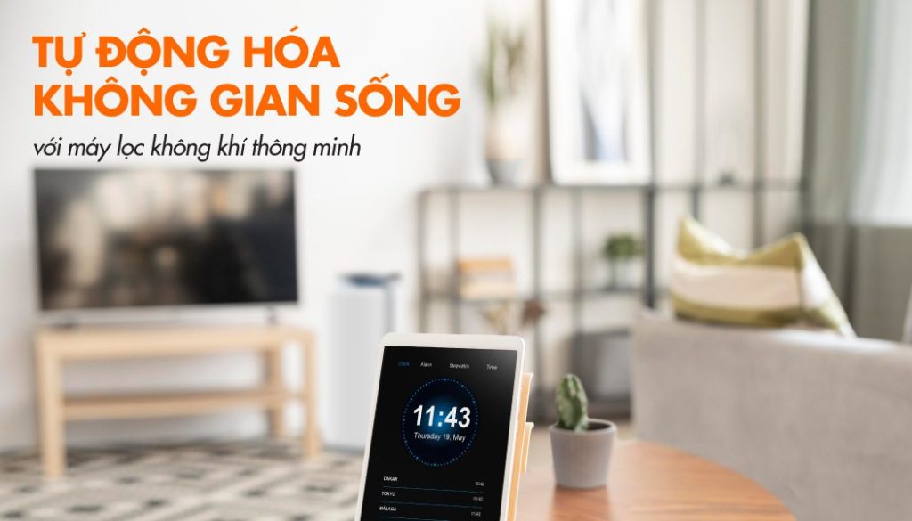 Tự động hóa không gian sống với máy lọc không khí thông minh
