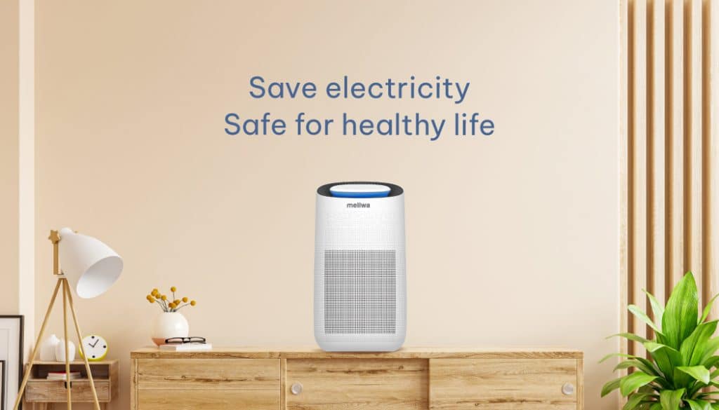 Meliwa air purifier saves electricity