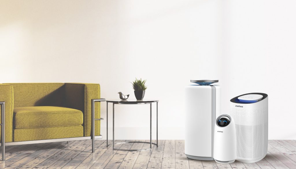 Meliwa air purifier trio - Ideal home air solution