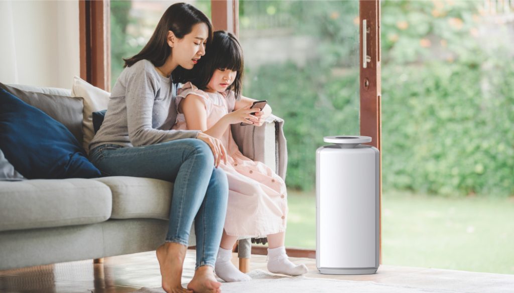 Meliwa smart air purifier brings benefits for the happiness
